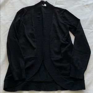Black cardigan